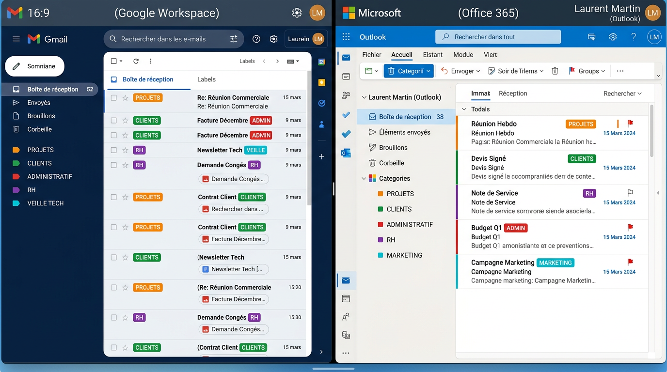 Agent de tri des emails — Gmail et Outlook